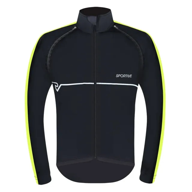 Men's Softshell Detachable Sleeve Cycling Jacket