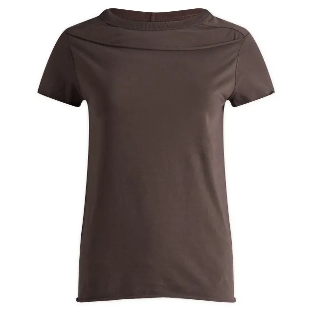 Rick Owens Women's Cropped Level T-Shirt Darkdust