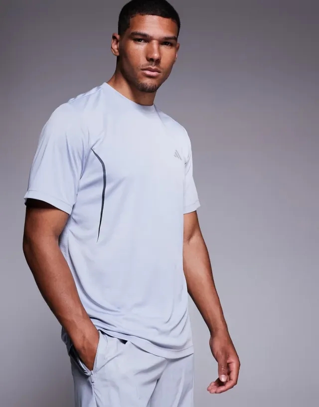Adidas Training Tech T-Shirt In Grey