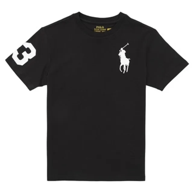 Polo Ralph Lauren  SS CN-TOPS-T-SHIRT  girls's Children's T shirt in Black