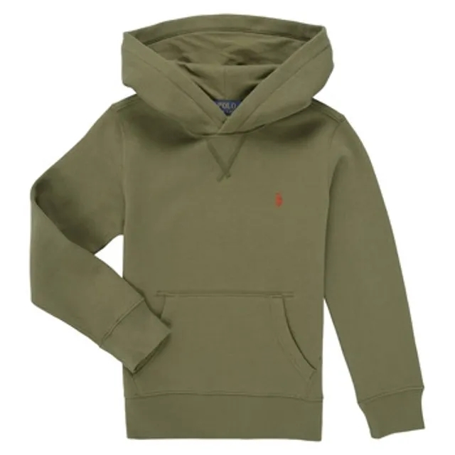 Polo Ralph Lauren  LS PO HOOD  boys's Children's sweatshirt in Kaki