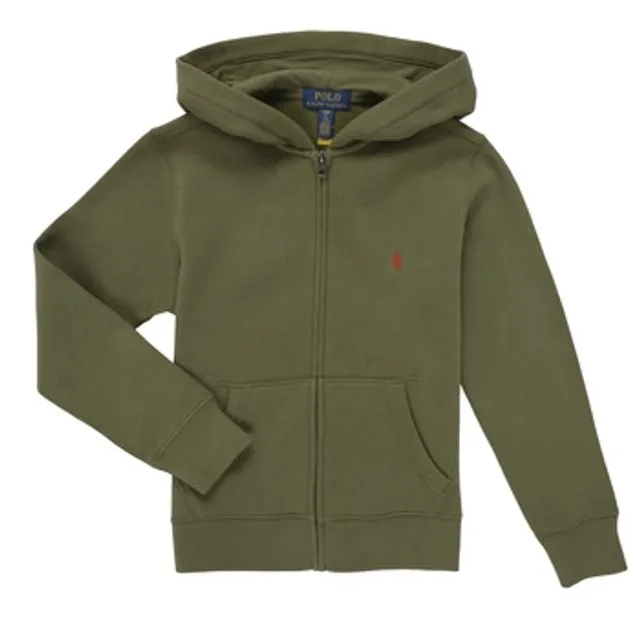 Polo Ralph Lauren  FZ HOOD-TOPS-KNIT  boys's Children's sweatshirt in Kaki