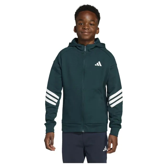 Adidas Future Icons 3 Stripes Full Zip Sweatshirt