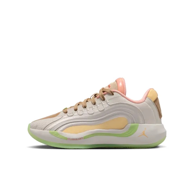 Nike Luka 4 'Light Orewood and Tangerine' Older Kids' Basketball Shoes - Light Orewood Brown