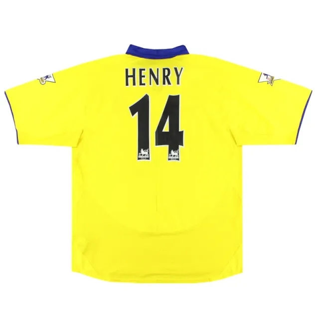2003-05 Arsenal Nike Away Shirt Henry #14 XL - Arsenal / Excellent 