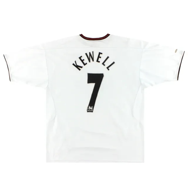 2003-05 Liverpool Reebok Away Shirt Kewell #7 L - Liverpool / Excellent 