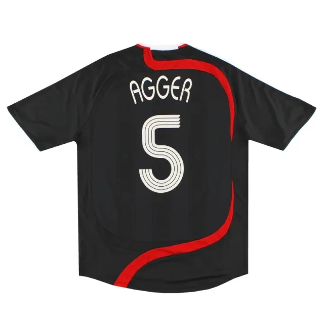 2007-08 Liverpool adidas Third Shirt Agger #5 L - Liverpool / Excellent 