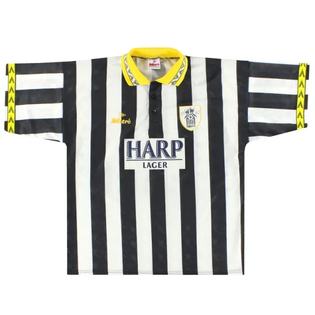 1994-96 Notts County Mitre Home Shirt XL - Notts County / Excellent 