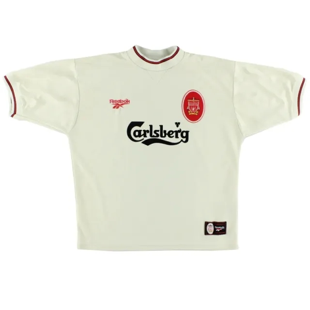 1996-97 Liverpool Reebok Away Shirt XXL - Liverpool / Excellent 