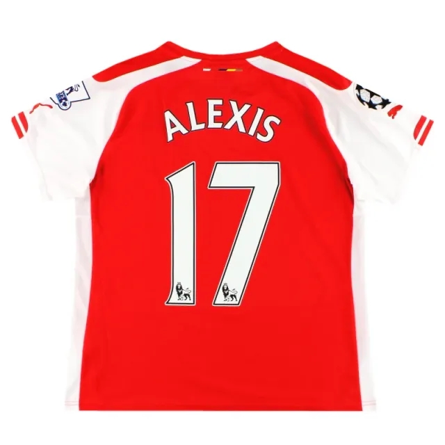 2014-15 Arsenal Puma Women's Home Shirt Alexis #17 XL - Arsenal / Excellent 