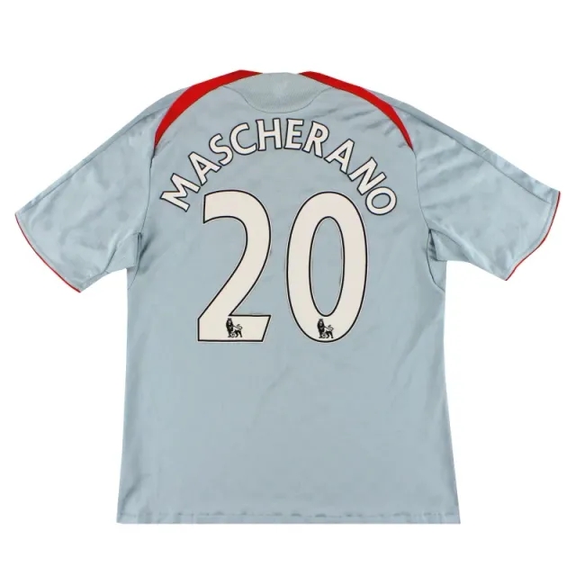 2008-10 Liverpool adidas Away Shirt Mascherano #20 L - Liverpool / Excellent 