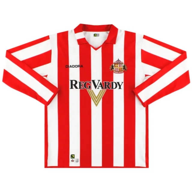 2004-05 Sunderland Diadora Home Shirt L/S XXL - Sunderland / Excellent 