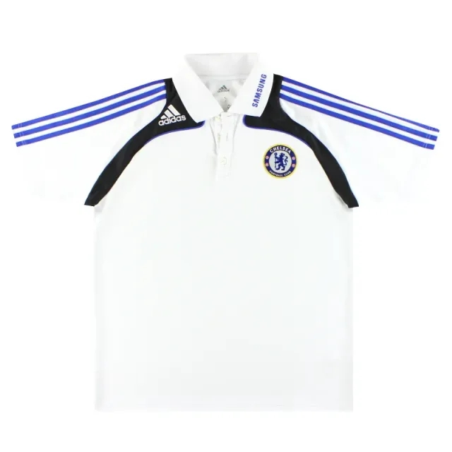 2008-09 Chelsea adidas Polo Shirt L - Chelsea / Excellent 