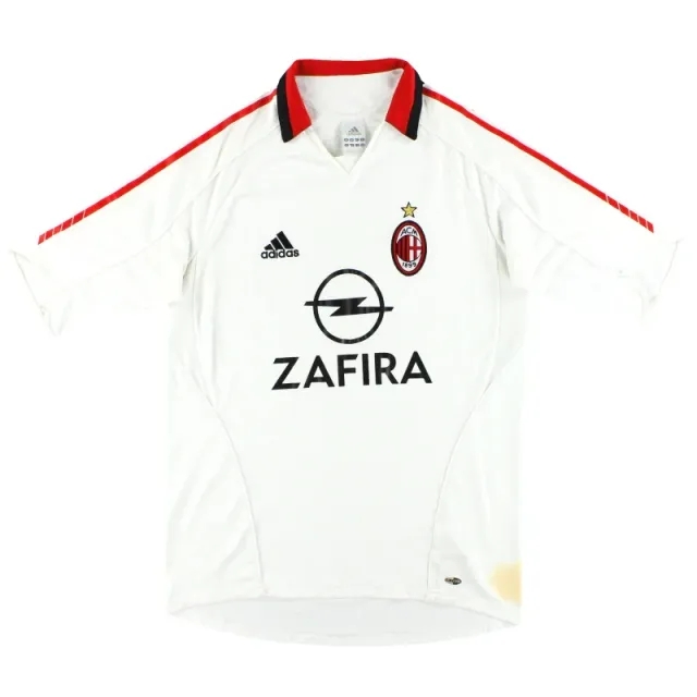 2005-06 AC Milan adidas Away Shirt M - AC Milan / Very Good 