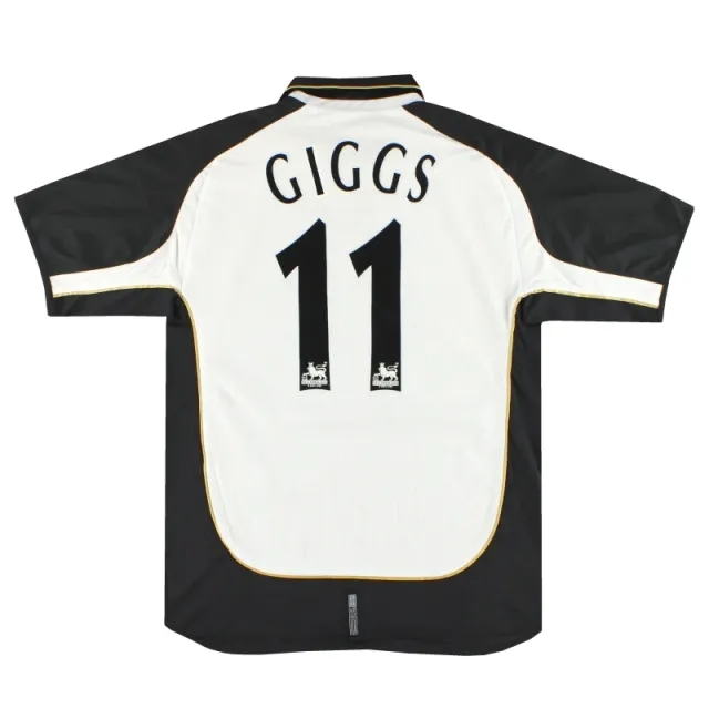 2001-02 Manchester United Umbro Centenary Reversible Away Shirt Giggs #11 L - Manchester United / Excellent 