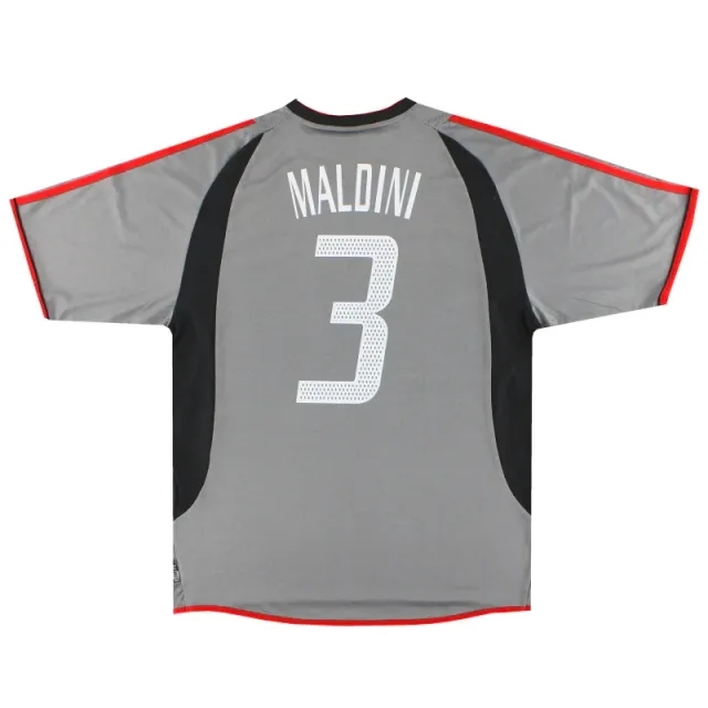 2003-04 AC Milan adidas Third Shirt Maldini #3 *Mint* L - AC Milan / Mint 