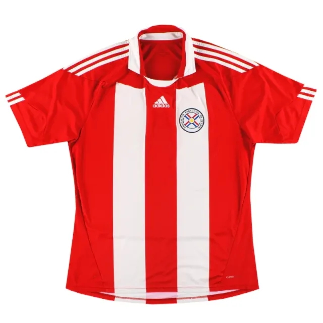 2010-11 Paraguay adidas Home Shirt XL - South American / Very Good 