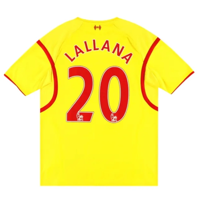 2014-15 Liverpool Warrior Away Shirt Lallana #20 *Mint* L - Liverpool / Mint 