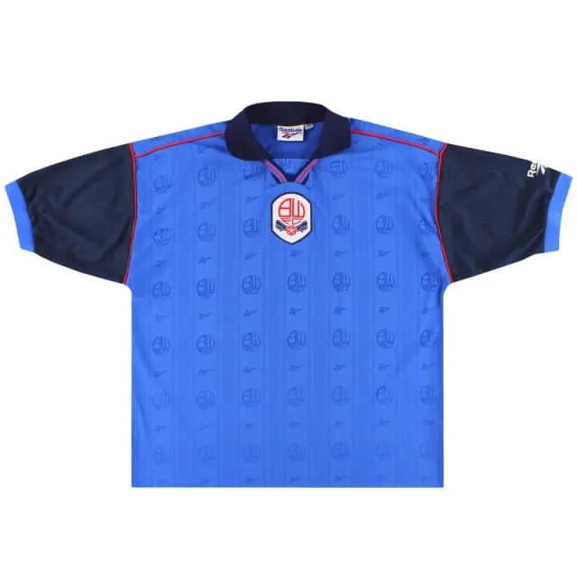 1995-97 Bolton Reebok Away Shirt *Mint* XL - Bolton Wanderers / As New 
