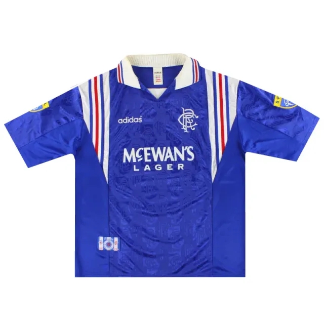 1996-97 Rangers adidas Home Shirt #11 XL - Rangers / Excellent 