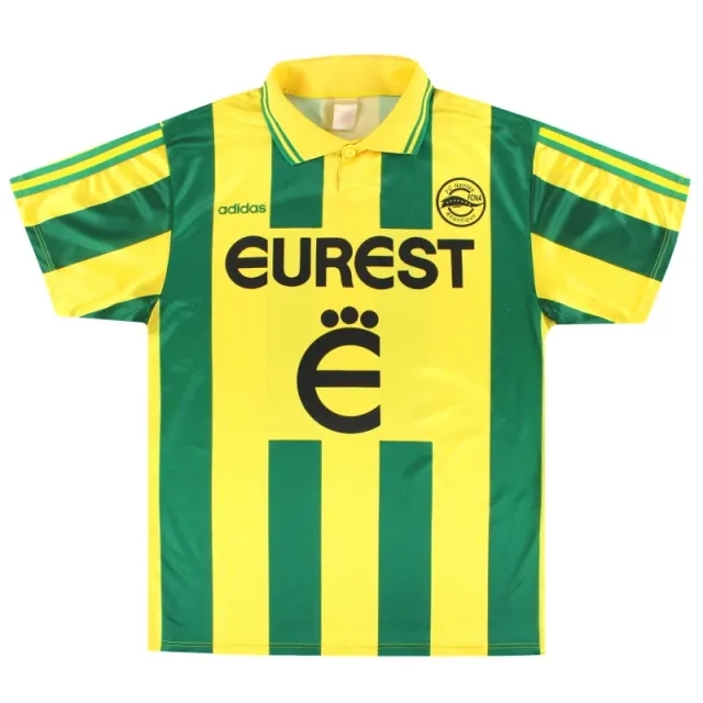 1995-96 Nantes adidas Home Shirt M - Nantes / Excellent 