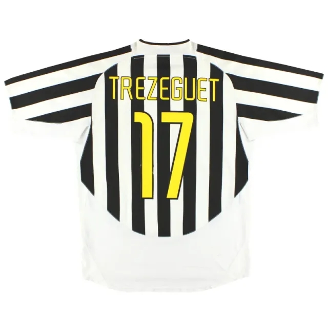 2003-04 Juventus Nike Home Shirt Trezeguet #17 L - Juventus / Excellent 