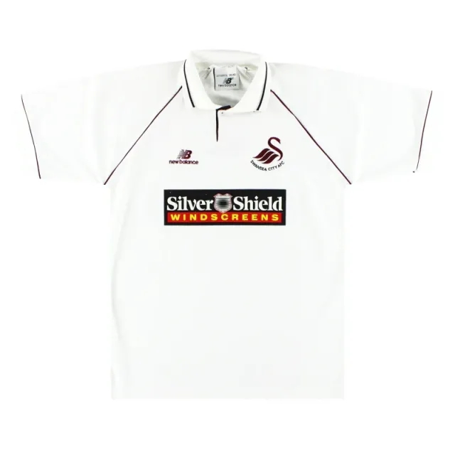 1998-99 Swansea City New Balance Home Shirt *Mint* M - Swansea City / Mint 