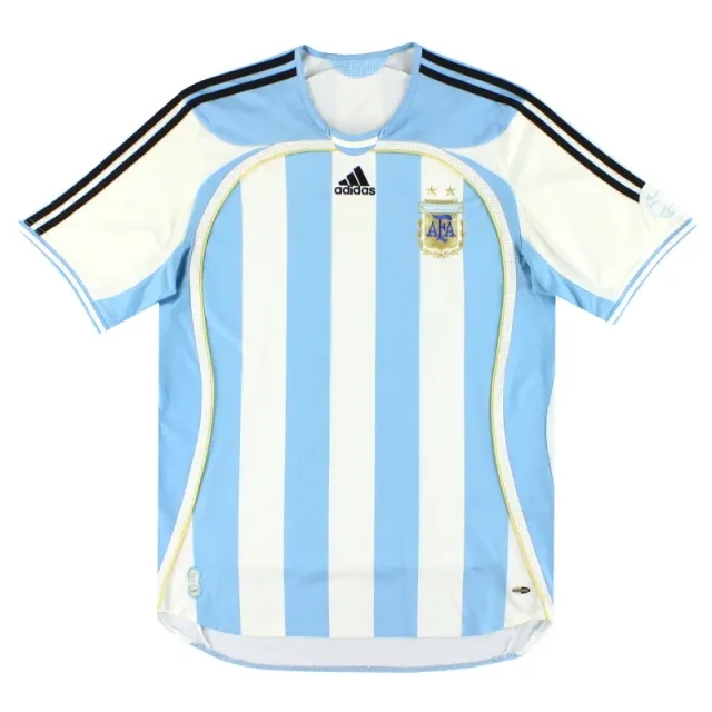 2006-07 Argentina adidas Home Shirt L - Argentina / Excellent 
