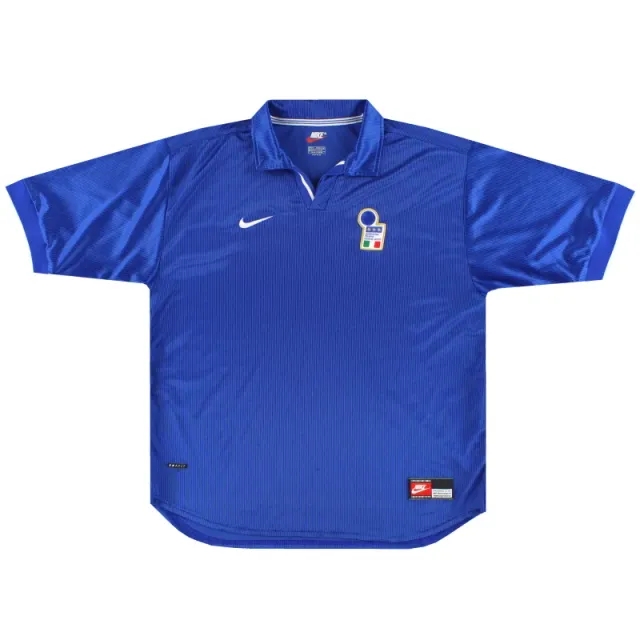 1997-98 Italy Nike Home Shirt L - Italy / Excellent 