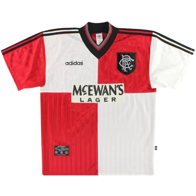 1995-96 Rangers Away Shirt *Mint* L - Rangers / Mint 