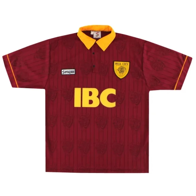 1995-97 Hull City Away Shirt *Mint* L - Hull City / Mint 