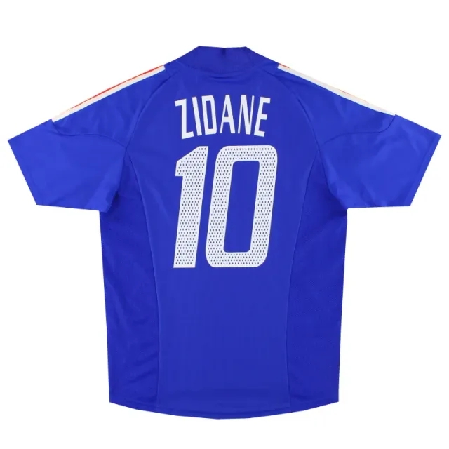 2002-04 France Home Shirt Zidane #10 *Mint* S - France / Mint 