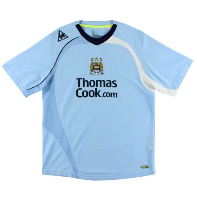 2008-09 Manchester City Le Coq Sportif Home Shirt L - Manchester City / Excellent 