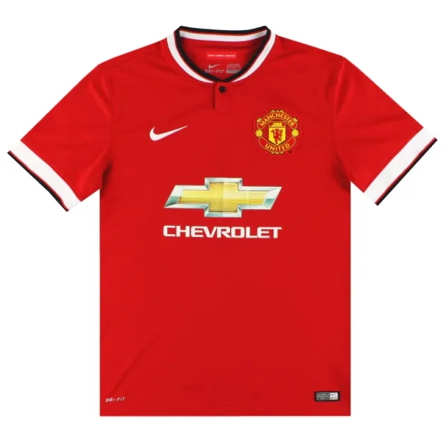 2014-15 Manchester United Nike Home Shirt M - Manchester United / Very Good 