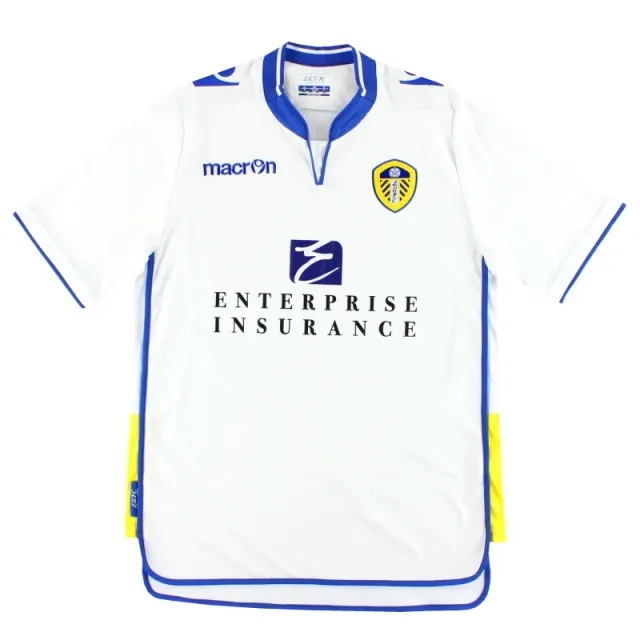 2012-13 Leeds Macron Home Shirt S - Leeds / Excellent 