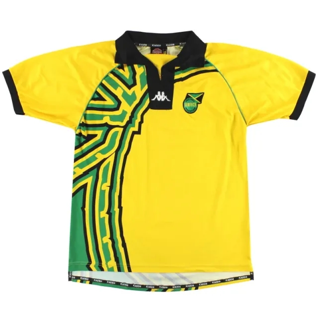 1998-00 Jamaica Kappa Home Shirt XL - Jamaica / Very Good 