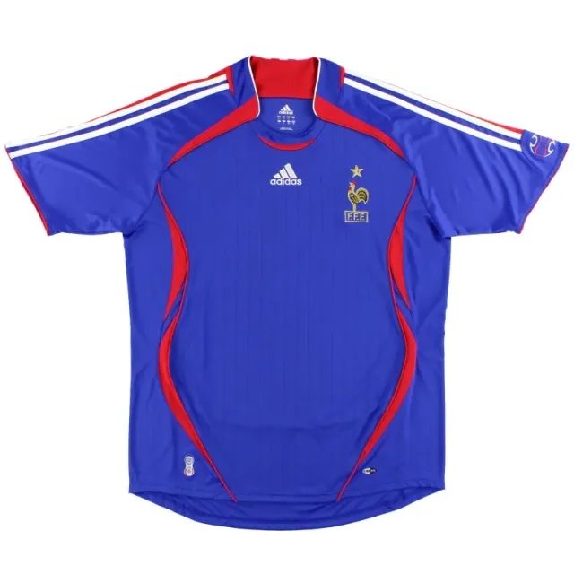 2006-07 France adidas Home Shirt *Mint* L - France / Excellent 