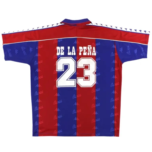 1992-95 Barcelona Kappa Home Shirt De La Pena #23 XL - Barcelona / Excellent 