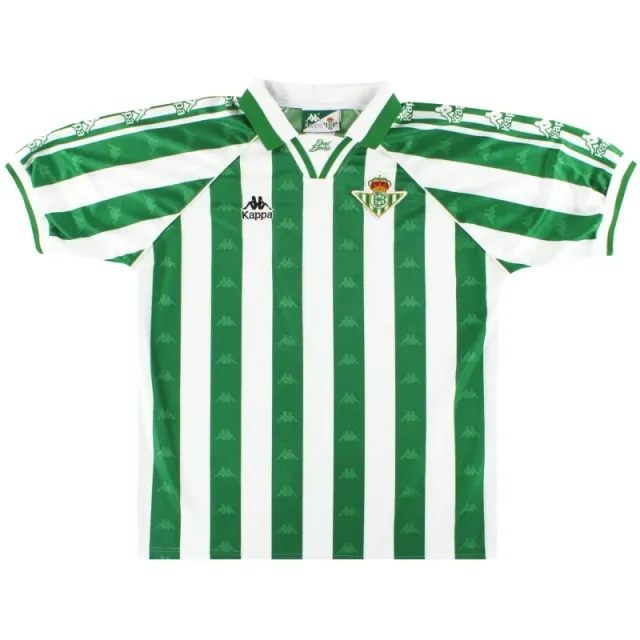 1995-97 Real Betis Kappa Home Shirt *Mint* XL - Real Betis / Mint 