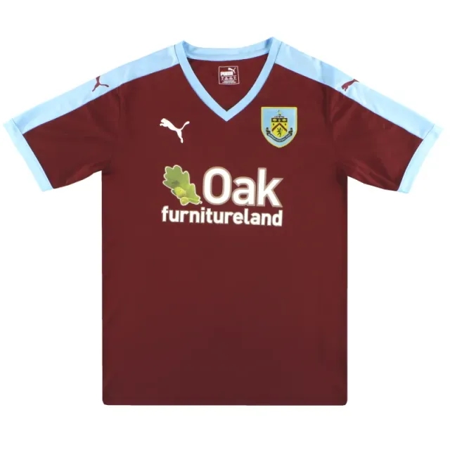 2015-16 Burnley Puma Home Shirt M - Burnley / Excellent 