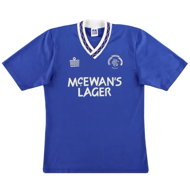 1990-92 Rangers Admiral Home Shirt *Mint* XL - Rangers / Mint 