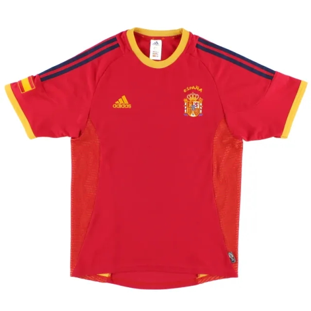 2002-04 Spain adidas Home Shirt L - Spain / Very good 