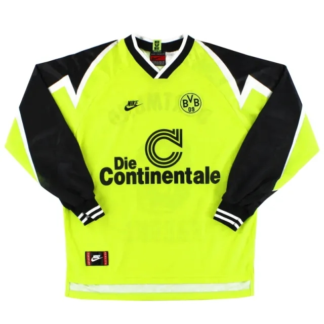1995-96 Borussia Dortmund Nike Home Shirt L/S S - Dortmund / Excellent 