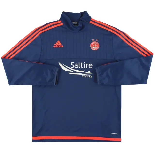 2015-16 Aberdeen adidas Training Top L - Aberdeen / Excellent 