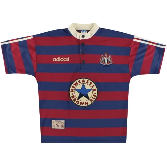 1995-96 Newcastle adidas Away Shirt S - Newcastle United / Excellent 