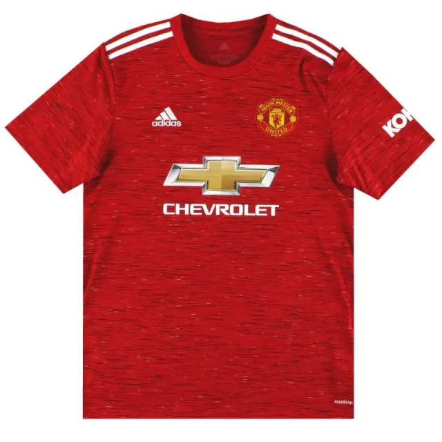 2020-21 Manchester United adidas Home Shirt *Mint* M - Manchester United / Mint 