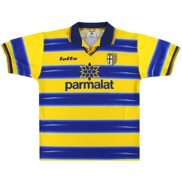 1998-99 Parma Lotto Home Shirt XL - Parma / Very Good 