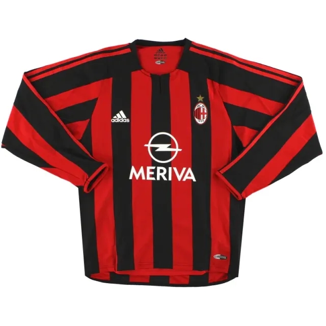 2003-04 AC Milan adidas Player Issue Home Shirt #8 L/S *As New* M - AC Milan / As New 