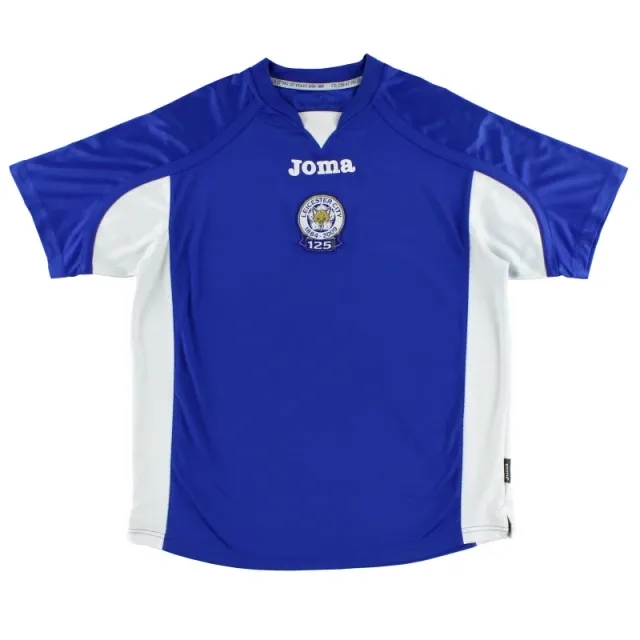 2009-10 Leicester Joma '125 Years' Home Shirt L - Leicester City / Excellent 