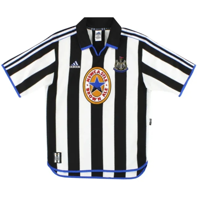 1999-00 Newcastle adidas Home Shirt M - Newcastle United / Excellent 